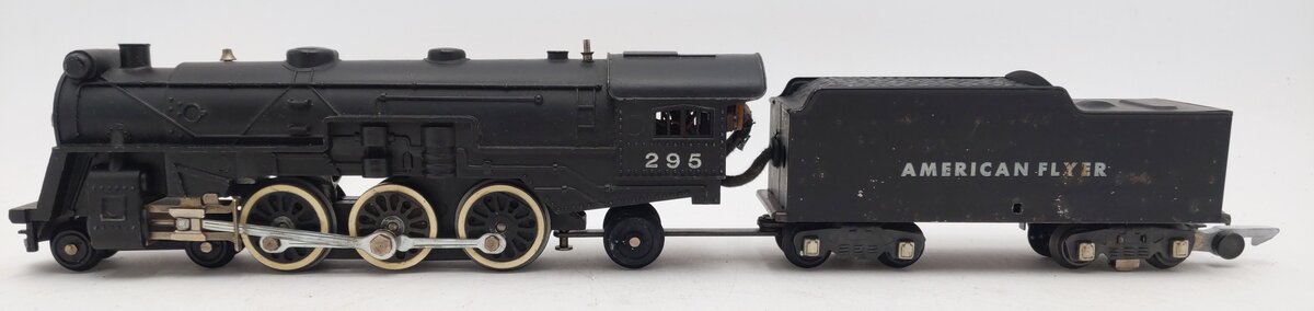 American Flyer 295 4-6-2 Vintage S Pacific Steam Locomotive & Tender VG