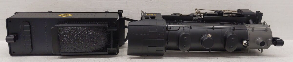 MTH 30-1182-1 O Gauge Erie 0-8-0 Steam Locomotive & Tender w/PS2 #120 LN/Box