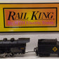 MTH 30-1182-1 O Gauge Erie 0-8-0 Steam Locomotive & Tender w/PS2 #120 LN/Box