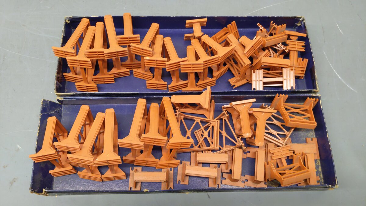 American Flyer 780 Vintage S Graduated Trestle Set [2] EX/Box