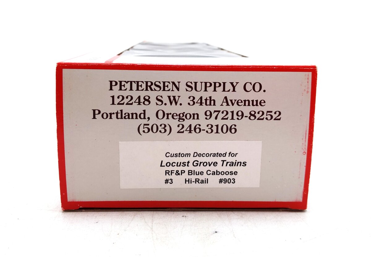 Peterson 903 O Locust Grove RF&P Blue Caboose NIB