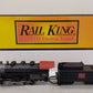 MTH 30-1183-1 O Gauge 0-8-0 Burlington Steam Locomotive & Tender #541 w/PS2 EX/Box