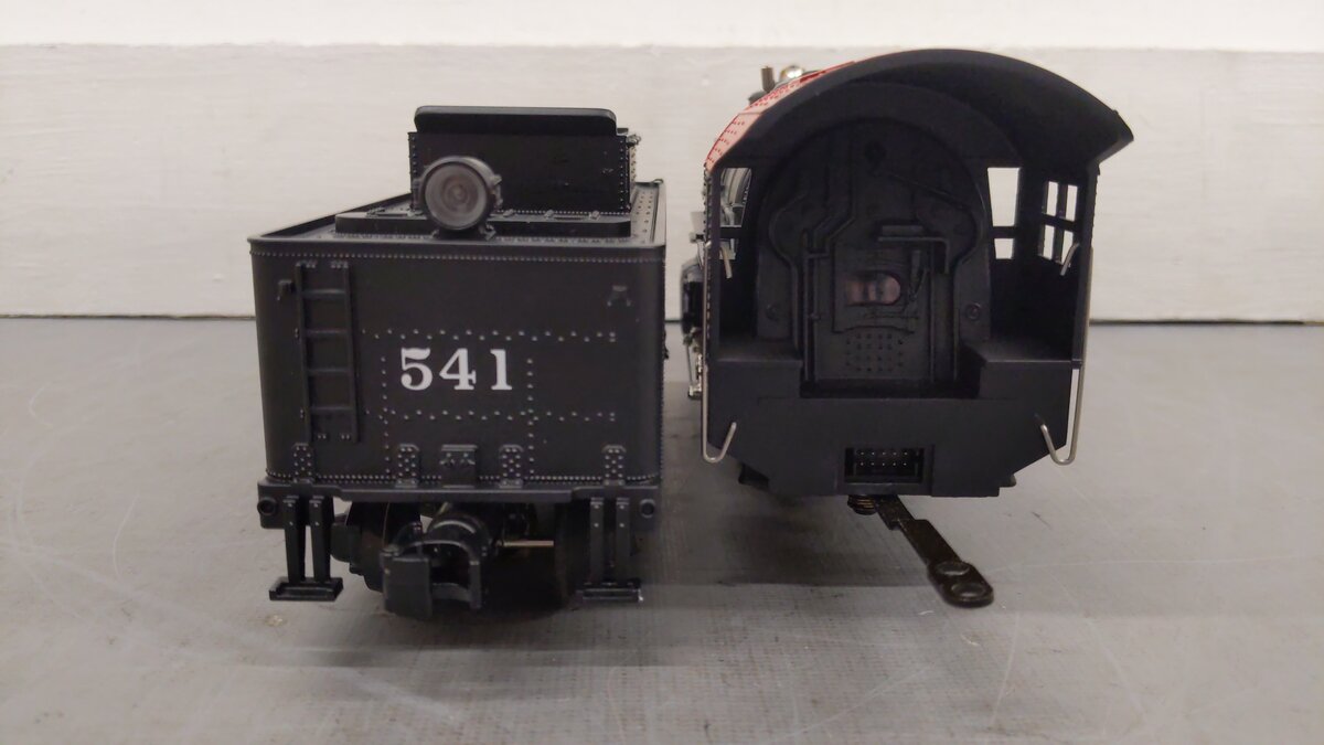 MTH 30-1183-1 O Gauge 0-8-0 Burlington Steam Locomotive & Tender #541 w/PS2 EX/Box