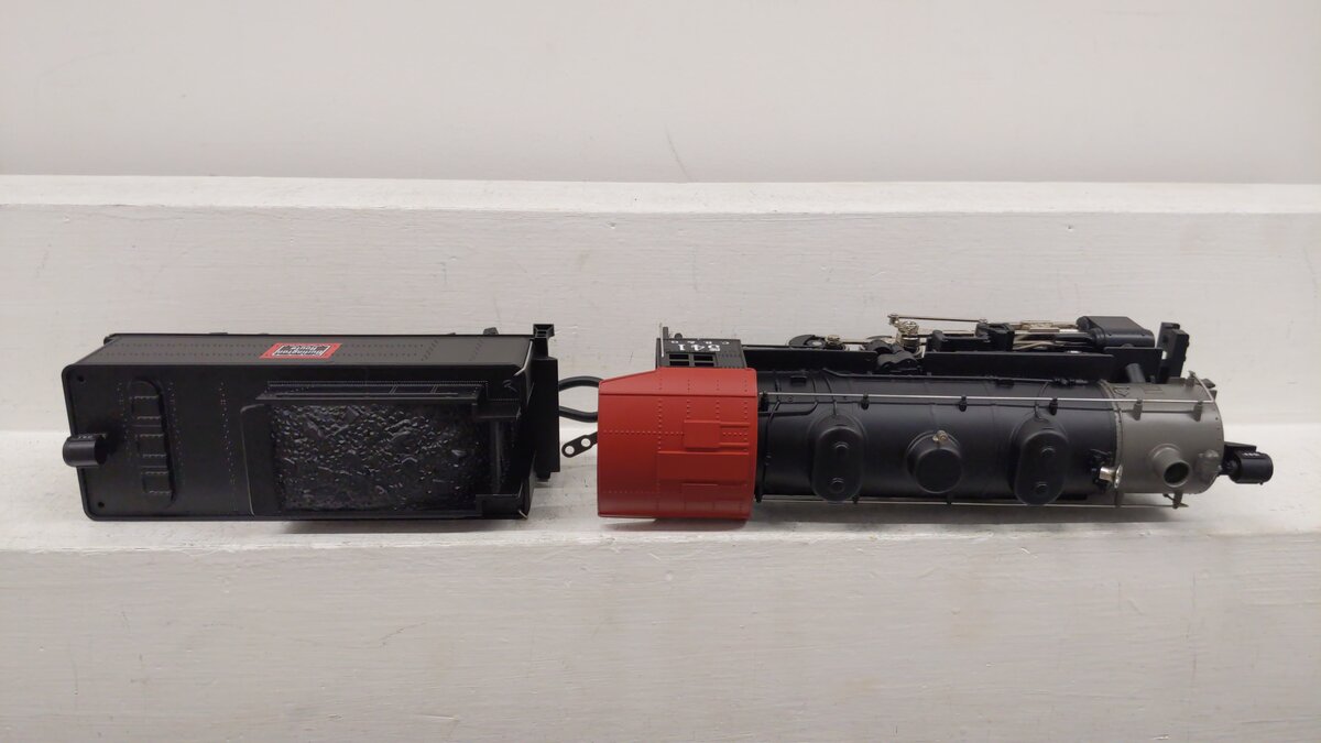MTH 30-1183-1 O Gauge 0-8-0 Burlington Steam Locomotive & Tender #541 w/PS2 EX/Box