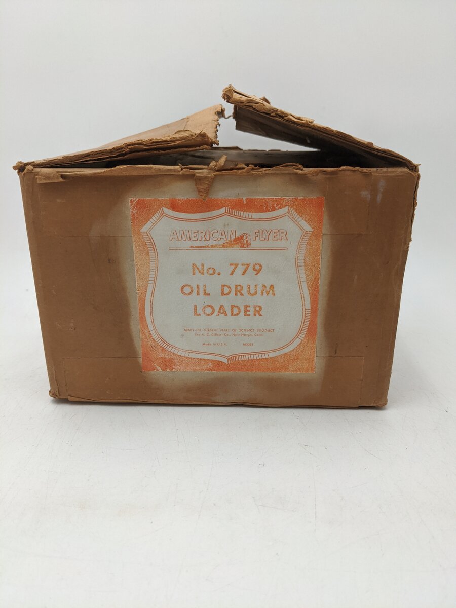American Flyer 779 Vintage S Oil Drum Loader VG/Box