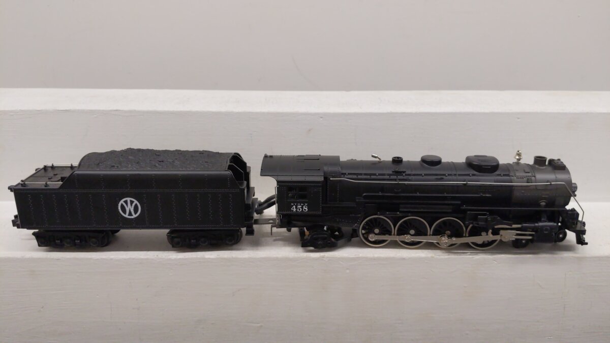 MTH 30-1166-1 NYO&W 4-8-2 L-3 Mohawk Steam Loco & Tender w/PS2 #458 EX/Box