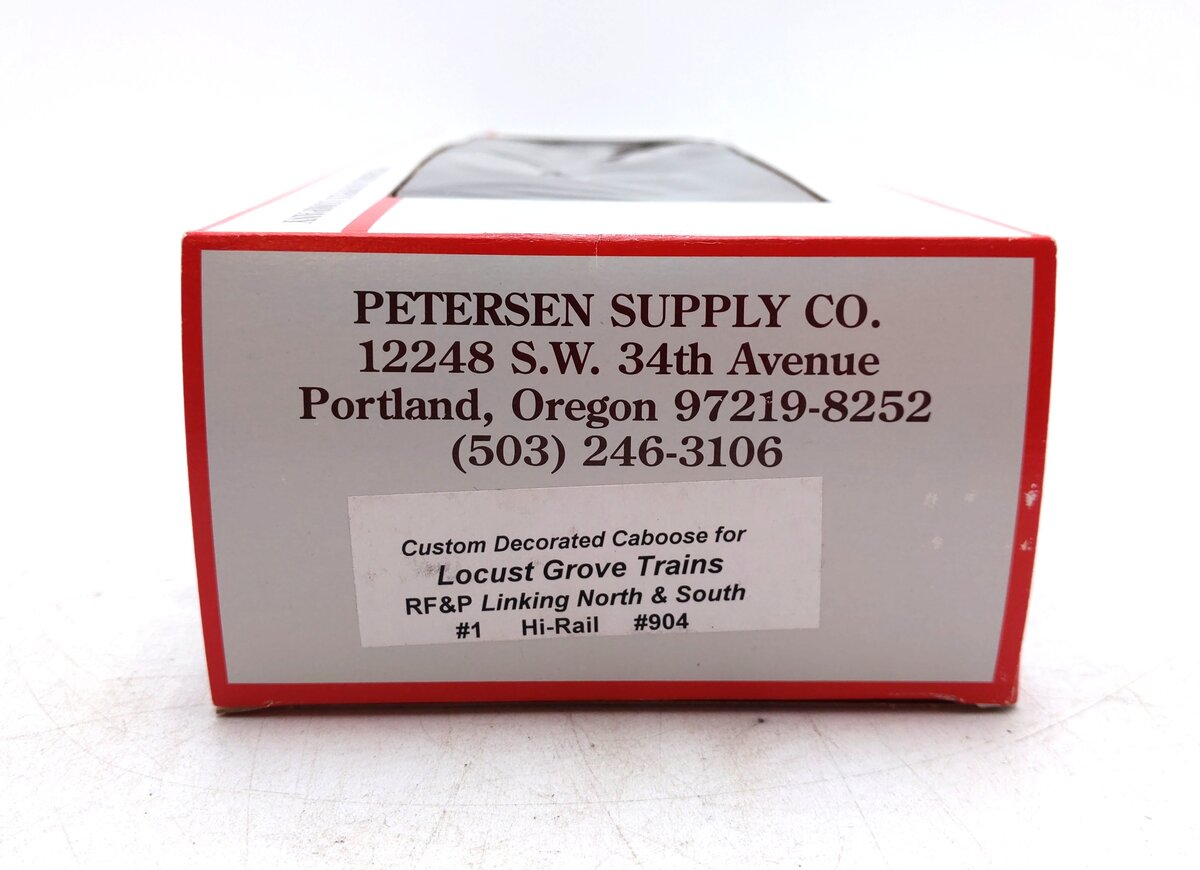 Peterson 904 O Gauge Locust Grove RF&P Lighted Caboose NIB