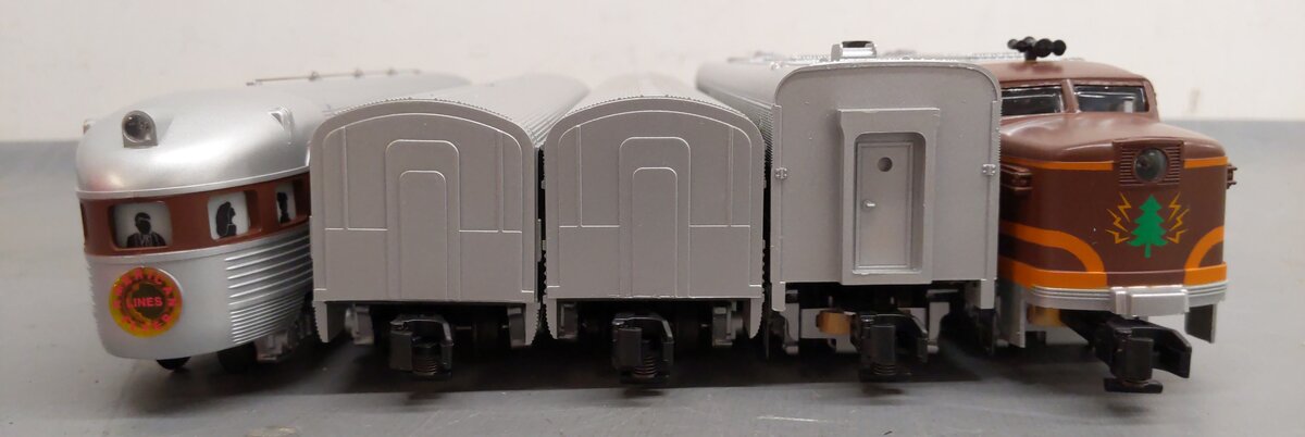 American Flyer 6-49606 S Silver Flash AB Gauge Diesel Passenger Train Set EX/Box