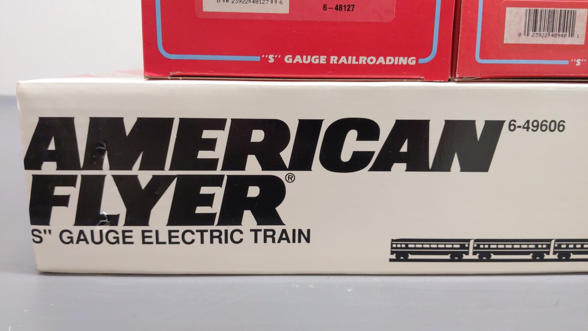 American Flyer 6-49606 S Silver Flash AB Gauge Diesel Passenger Train Set EX/Box