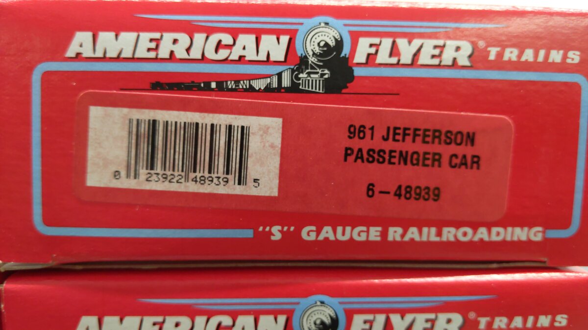 American Flyer 6-49606 S Silver Flash AB Gauge Diesel Passenger Train Set EX/Box