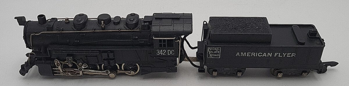 American Flyer 342DC Vintage S NKP 0-8-0 Die-Cast Steam Switcher VG