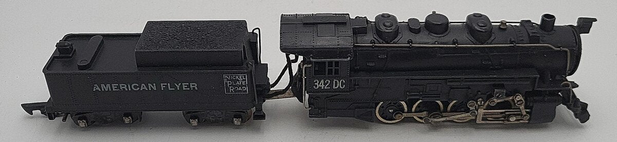 American Flyer 342DC Vintage S NKP 0-8-0 Die-Cast Steam Switcher VG
