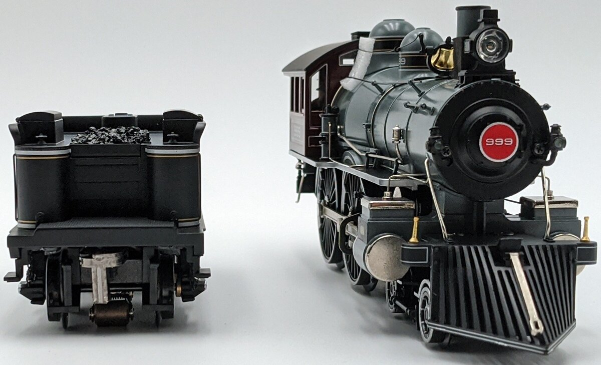 MTH 20-3385-1 NYC 4-4-0 Empire State Steam Locomotive & Tender #999 PS3 (HiRail) NIB
