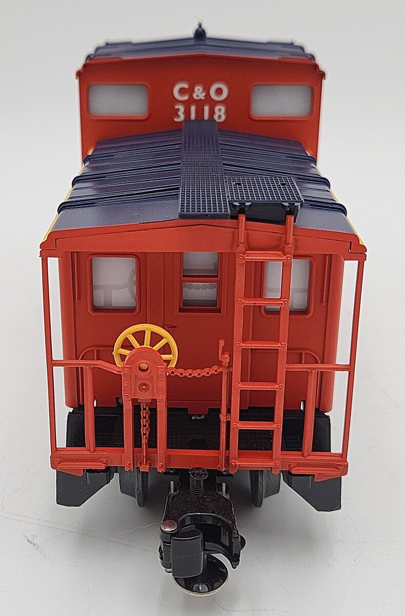 Petersen OC-102 O Gauge C&O Freight Damage Caboose #903118 - 3 Rail LN/Box