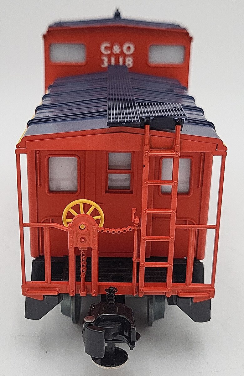 Petersen OC-102 O Gauge C&O Freight Damage Caboose #903118 - 3 Rail LN/Box