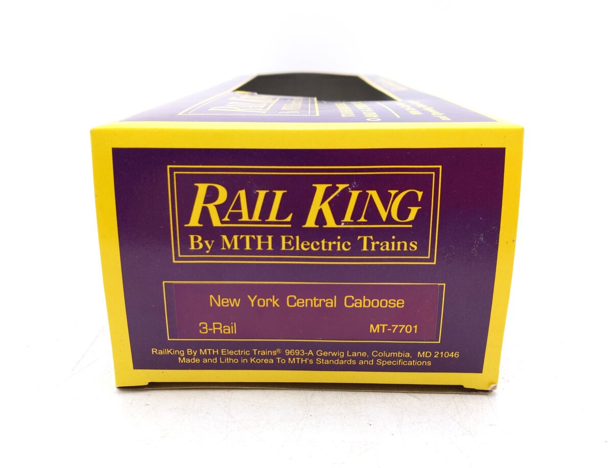 MTH 30-7701 O Gauge New York Central Caboose #18205 LN/Box