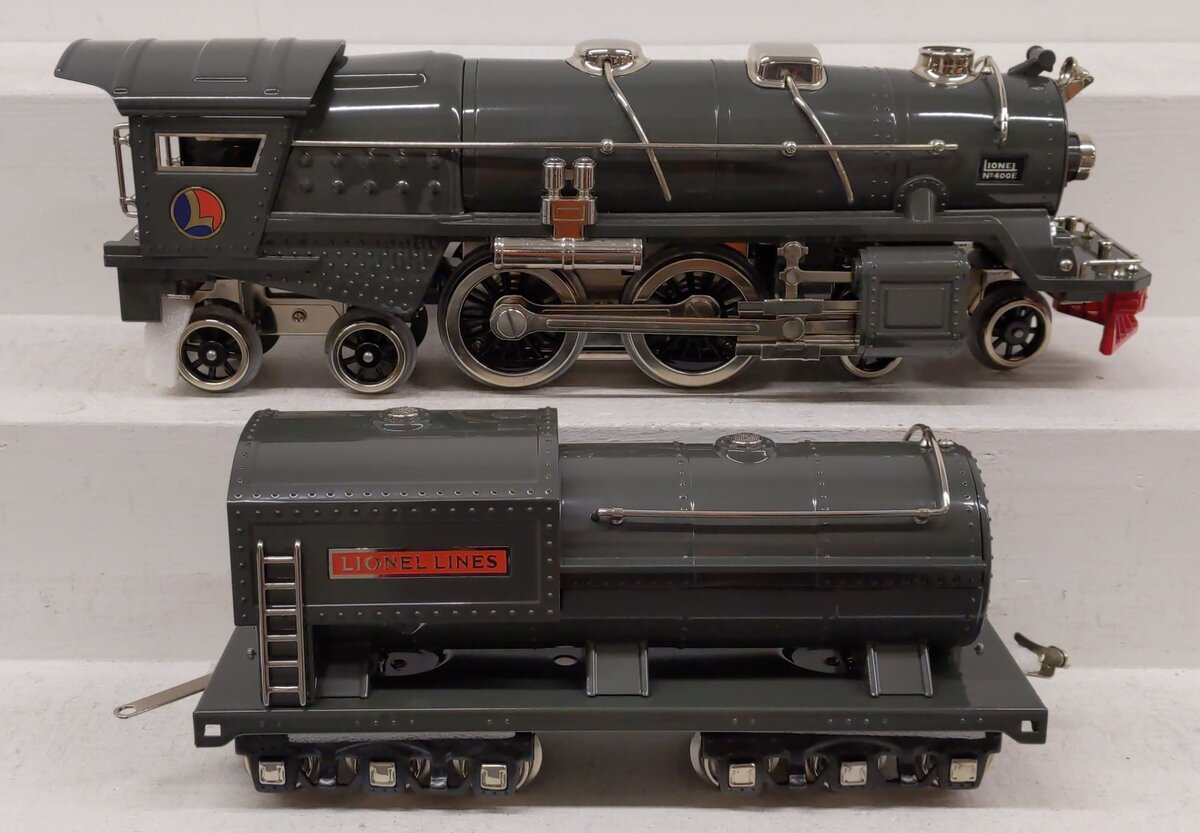 MTH 11-1002-1 400E Steam Engine Gray w/Nickel NIB