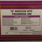MTH 20-42011 O Great Northern 70' Madison RPO Car LN/Box