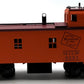 K-Line K616-1371 O Gauge Milwaukee Woodsided Smoking Illuminated Caboose #0231 NIB