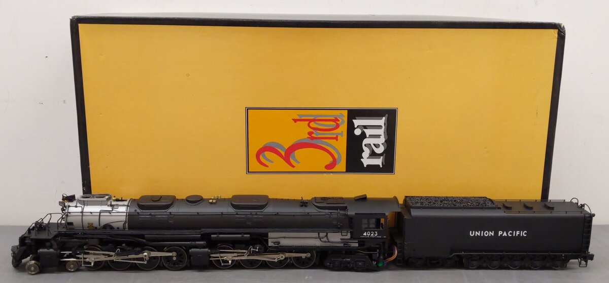 Sunset Models 4023 O 3-Rail BRASS UP 4-8-8-4 Big Boy Steam Loco & Tender #4023 LN/Box