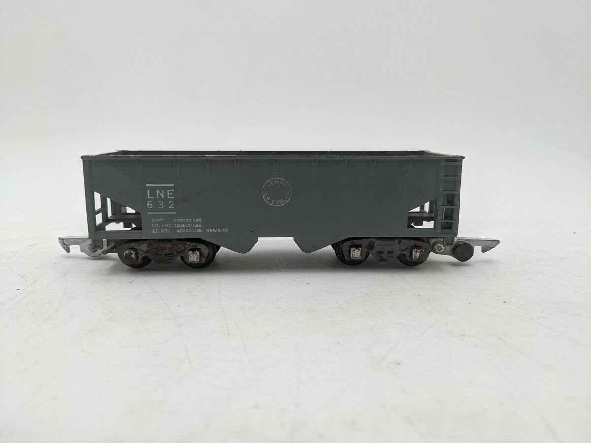American Flyer 632 Vintage S Lehigh New England 2-Bay Hopper VG