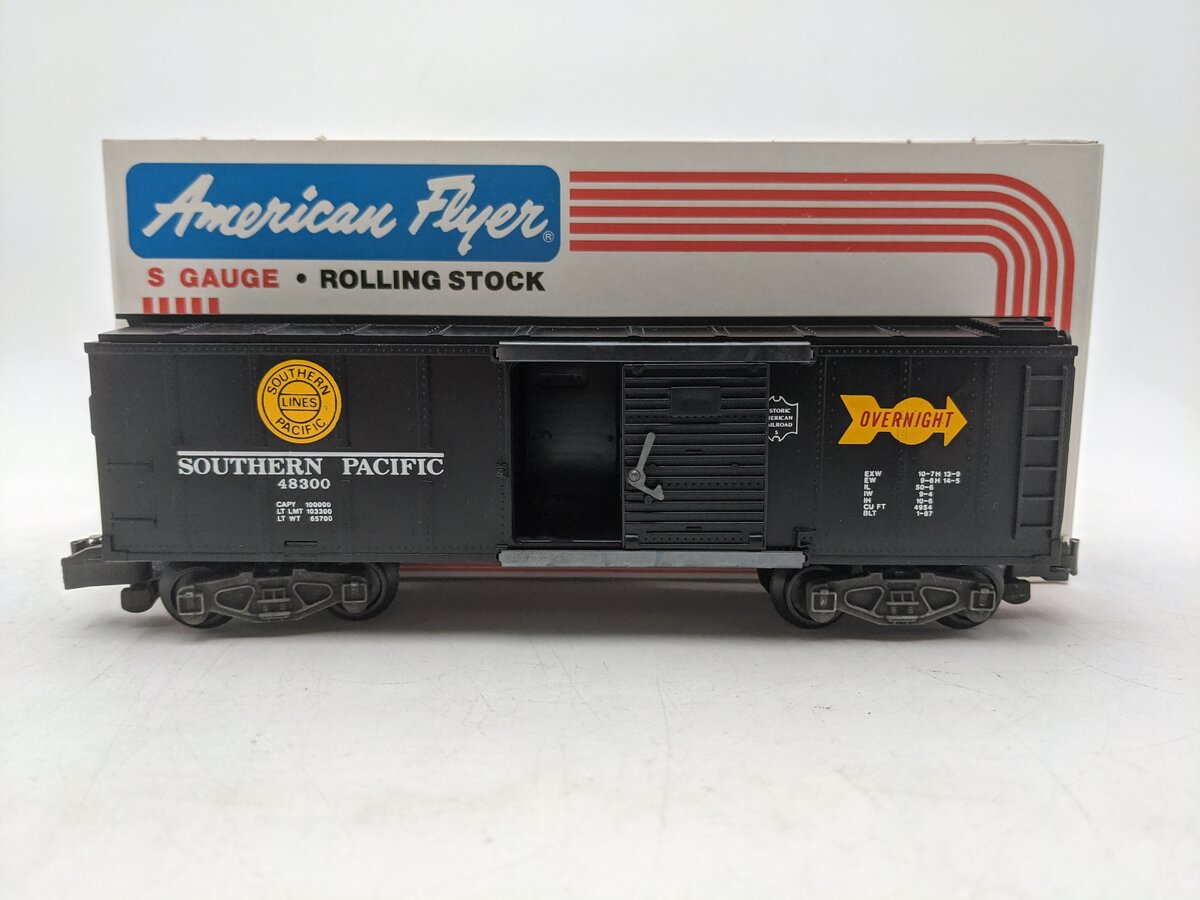 American Flyer 6-48300 S Gauge Southern Pacific Boxcar #48300 EX/Box