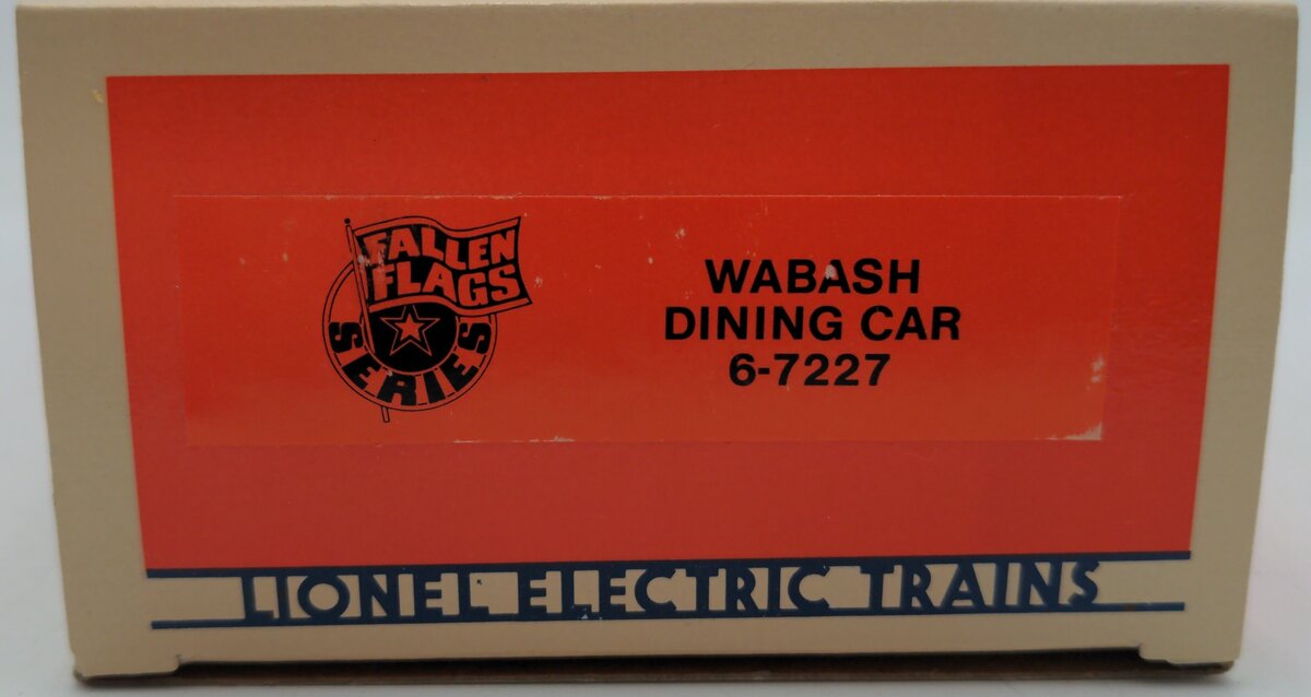 Lionel 6-7227 O Gauge Wabash Café Lounge Car #7227 LN/Box