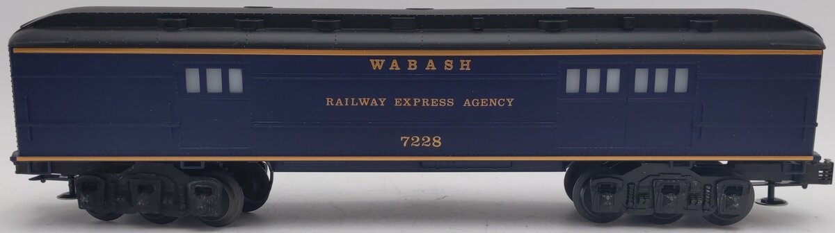 Lionel 6-7228 O Gauge Wabash Baggage Car (FF #1) EX/Box
