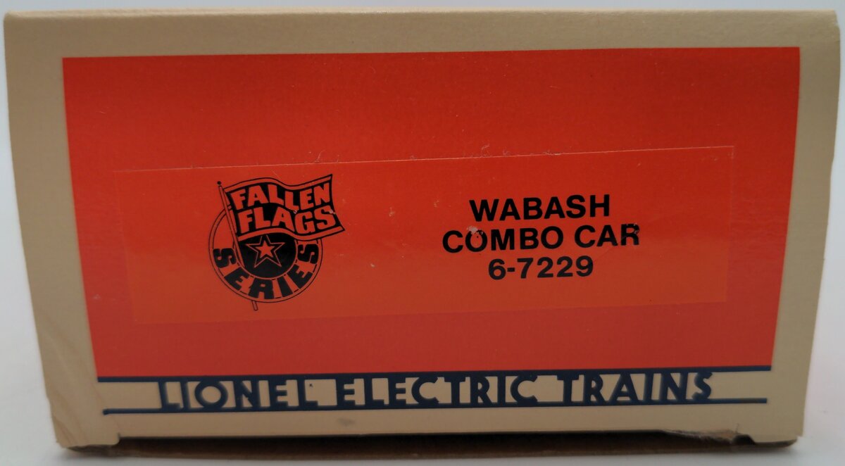 Lionel 6-7229 O Gauge Wabash Combination Car EX/Box
