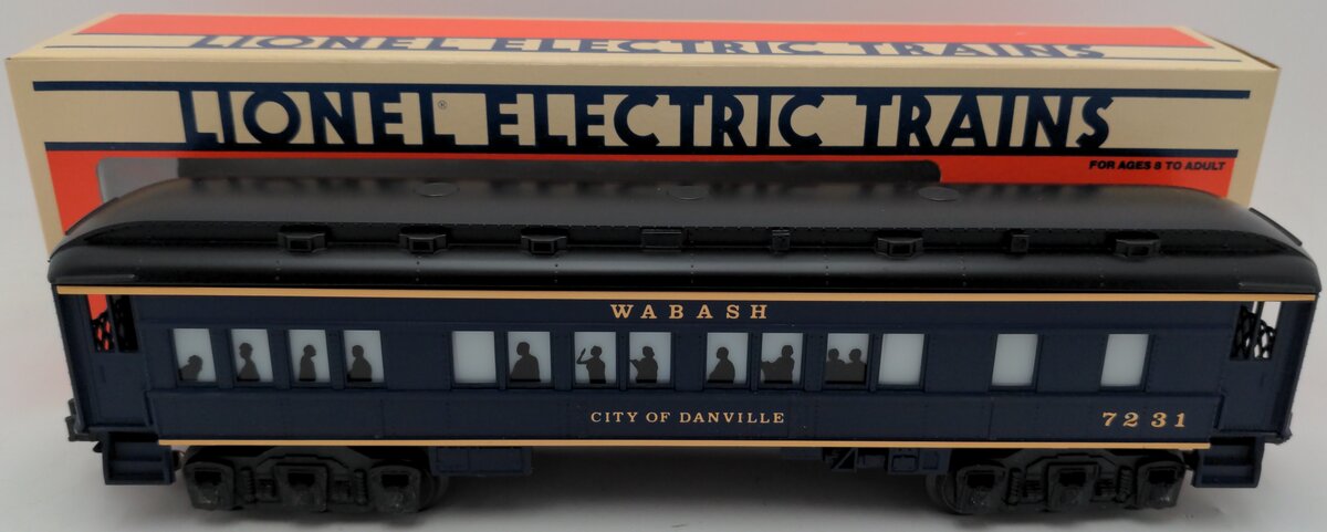 Lionel 6-7229 O Gauge Wabash Combination Car EX/Box