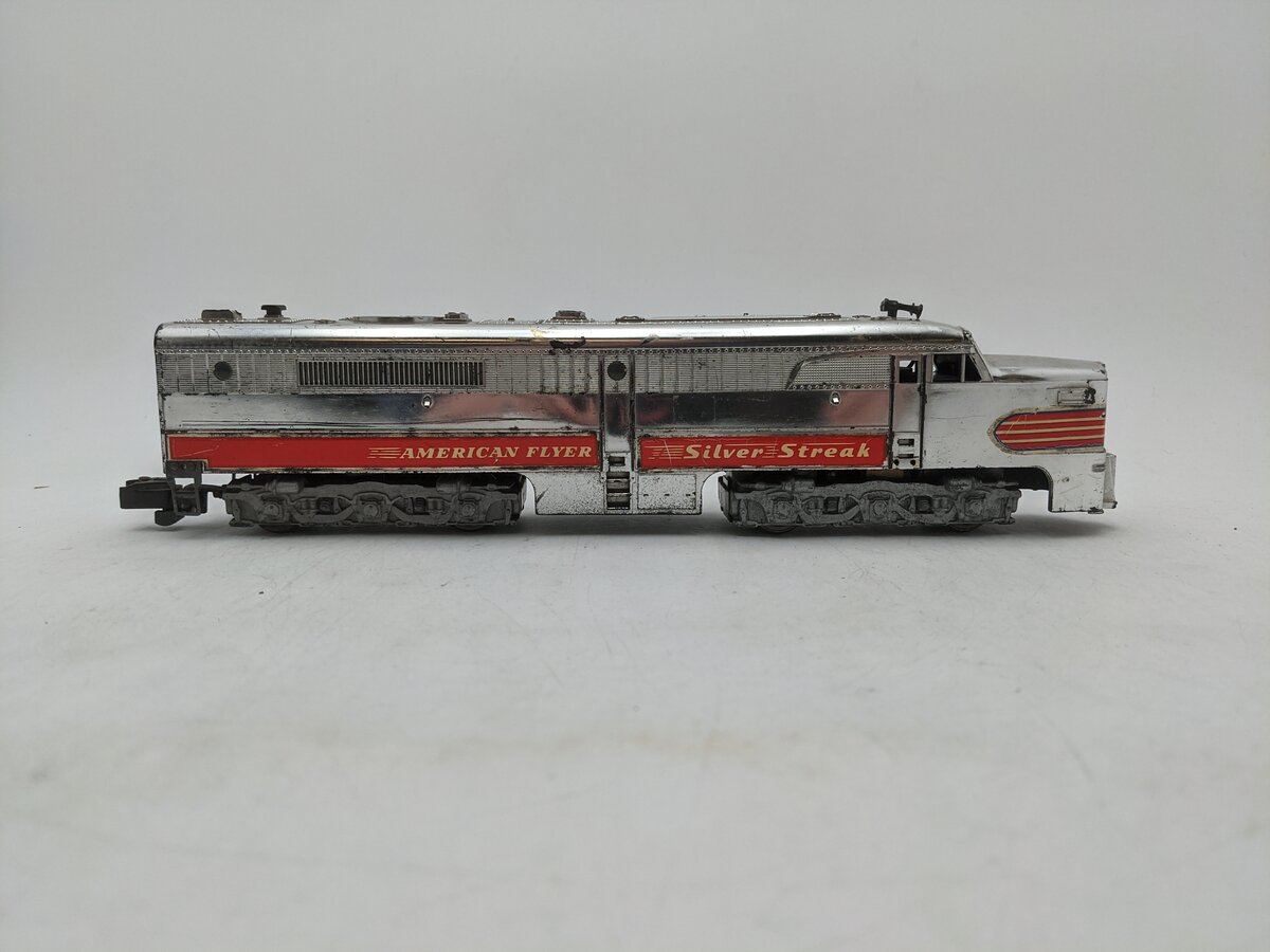 American Flyer 405 Vintage S Silver Streak Powered Diesel Locomotive VG