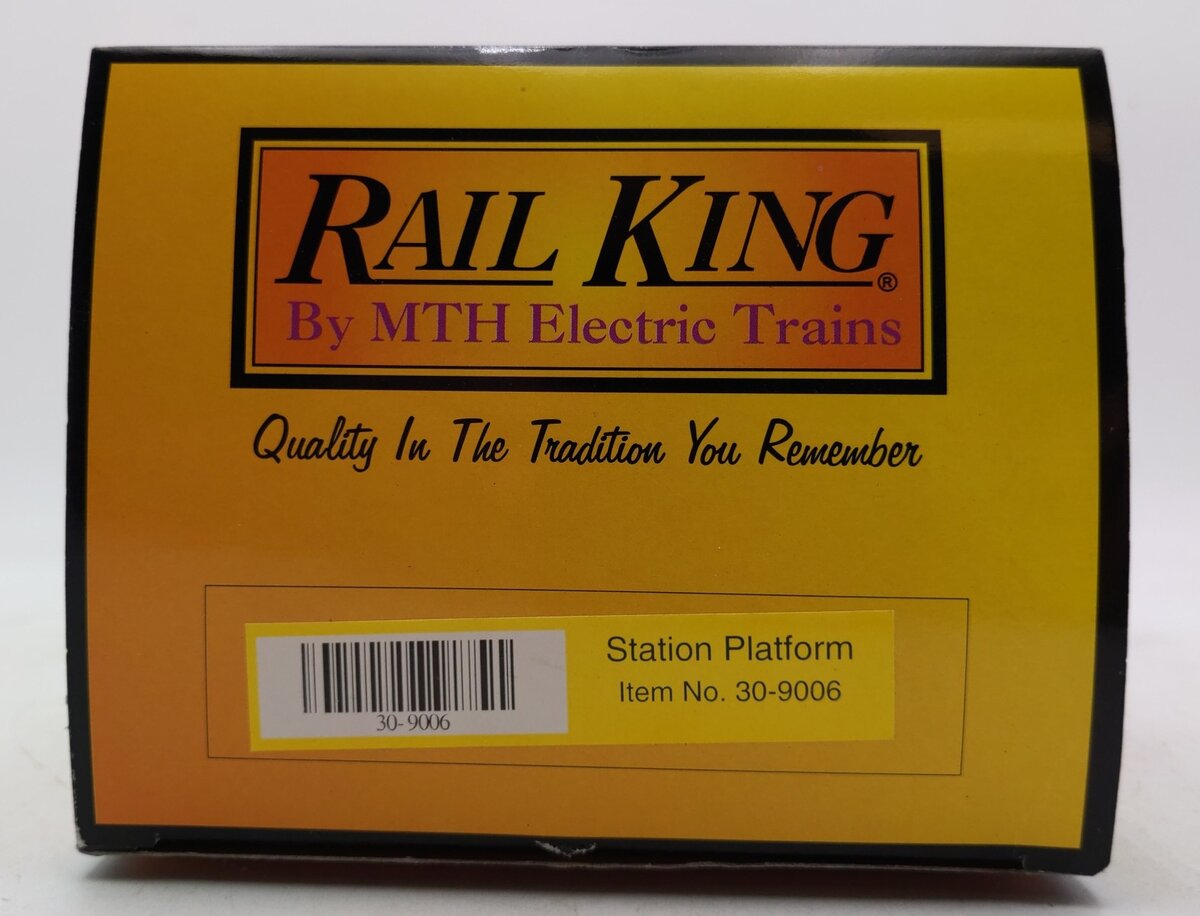 MTH 30-9006 O Gauge Passenger Station Platform (Gray Roof/Brown Base) NIB