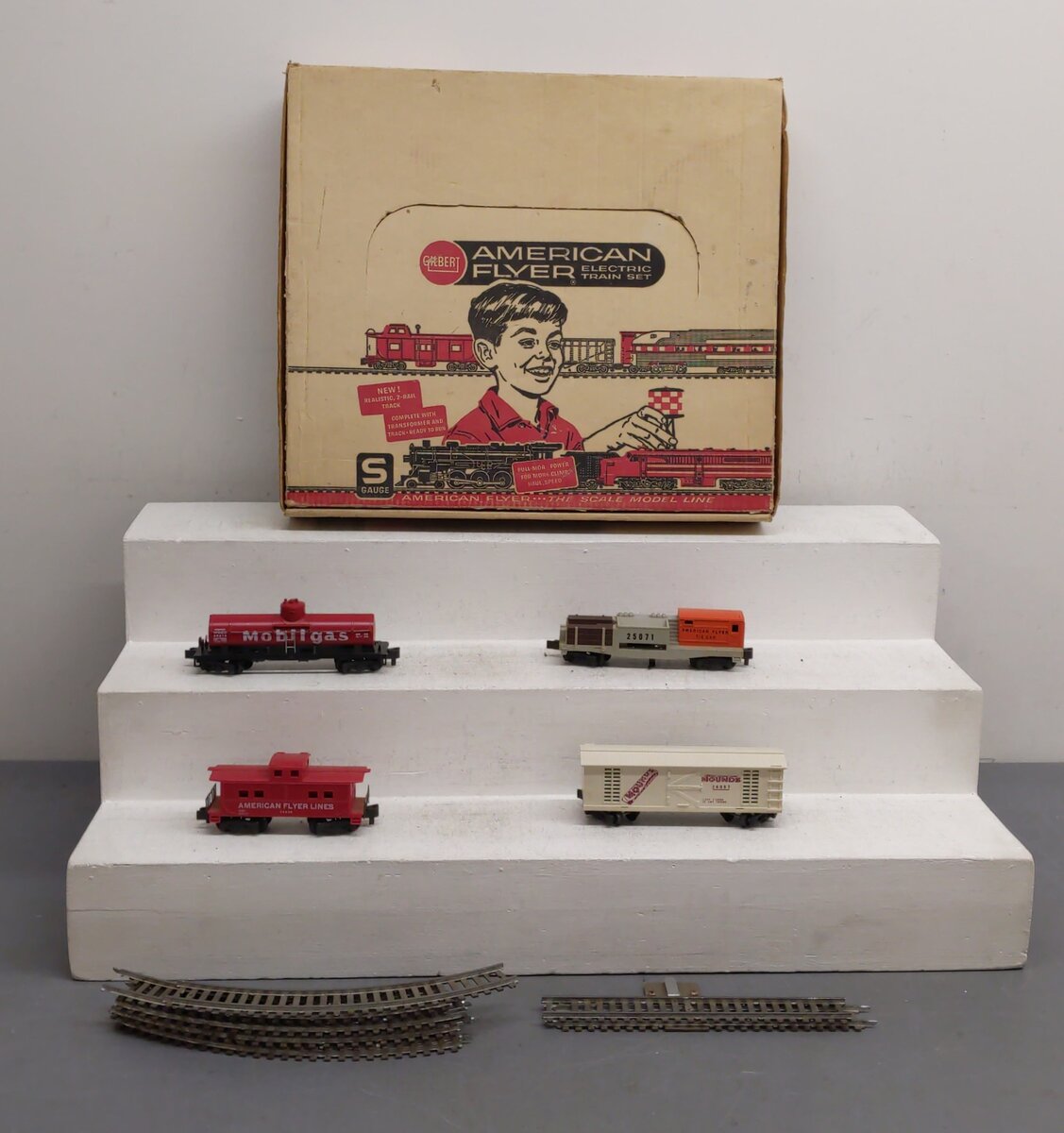 American Flyer 20720 S The Prairie Marksman Set VG/Box