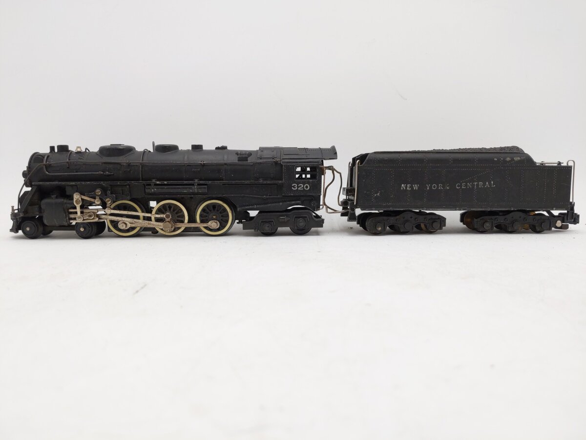 American Flyer 320  Vintage S NYC Steam Locomotive and Tender VG