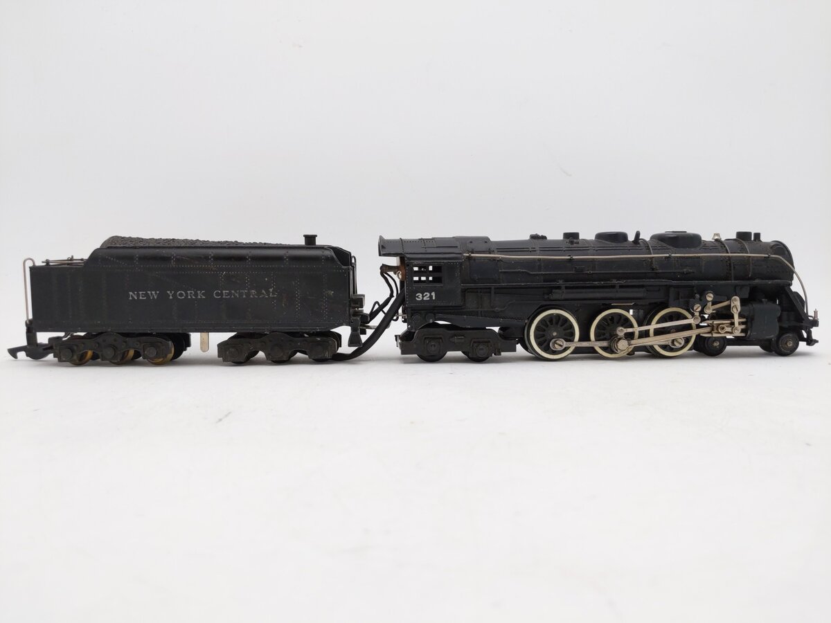 American Flyer 321 Vintage S New York Central 4-6-4 Steam Locomotive & Tender VG