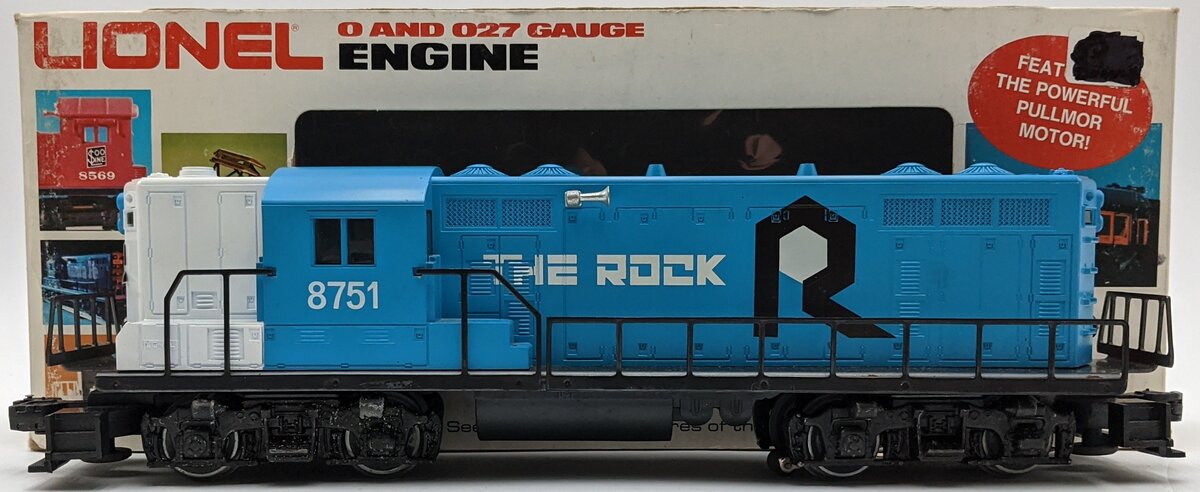 Lionel 6-8751 O Gauge The Rock GP-7 Dummy Diesel Locomotive #8751 EX/Box