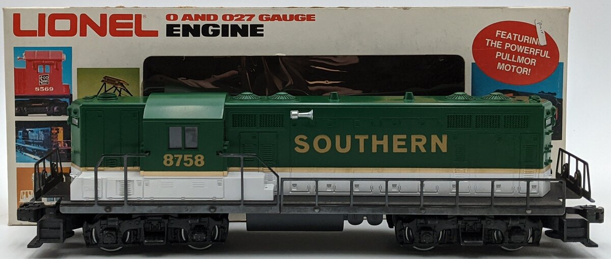 Lionel 6-8758 O Southern GP-7 Dummy Diesel Locomotive EX/Box
