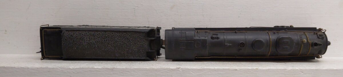 American Flyer 325AC Vintage S New York Central 4-6-4 Steam Locomotive & Tender VG