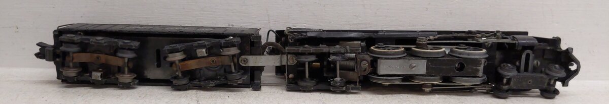 American Flyer 326 Vintage S NYC 4-6-4 Die-cast Steam Locomotive & Tender VG