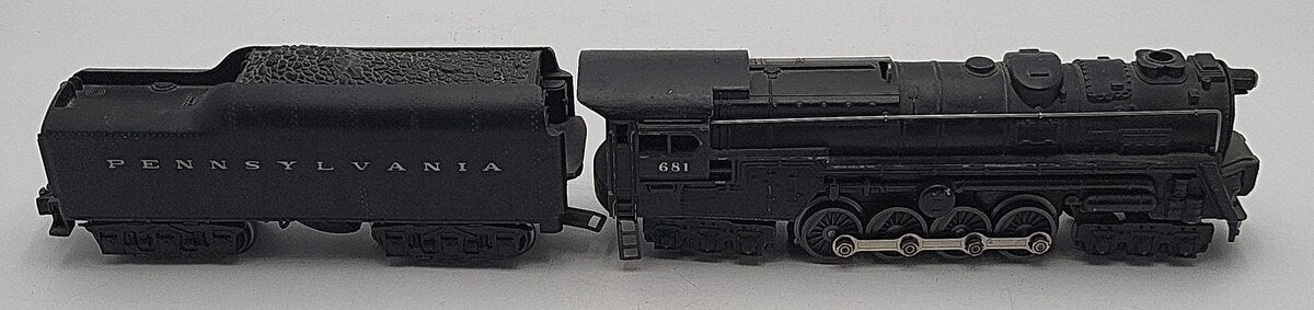 Lionel 681 Vintage O 6-8-6 Diecast S2 Steam Turbine Loco w/2671W Tender VG