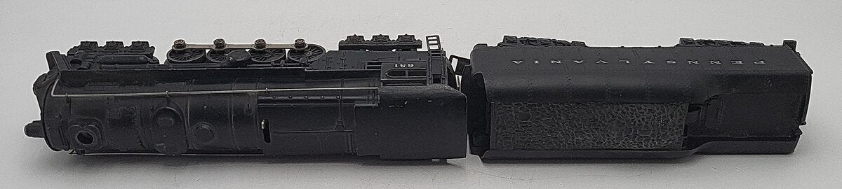 Lionel 681 Vintage O 6-8-6 Diecast S2 Steam Turbine Loco w/2671W Tender VG