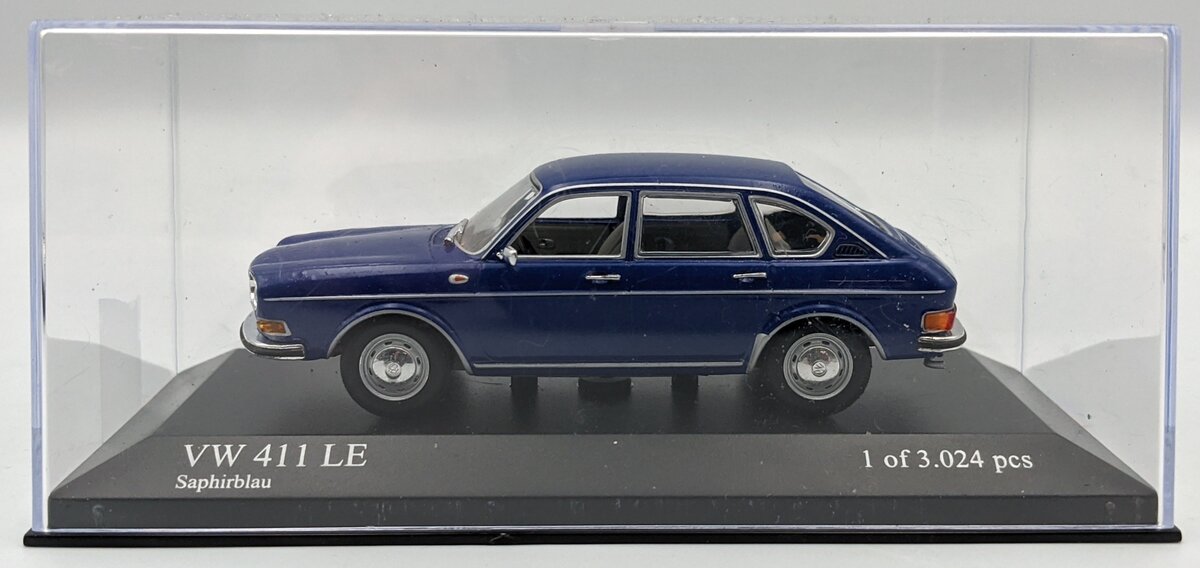 Minichamps 1/43 VW 411 LE Saphirblau Variant