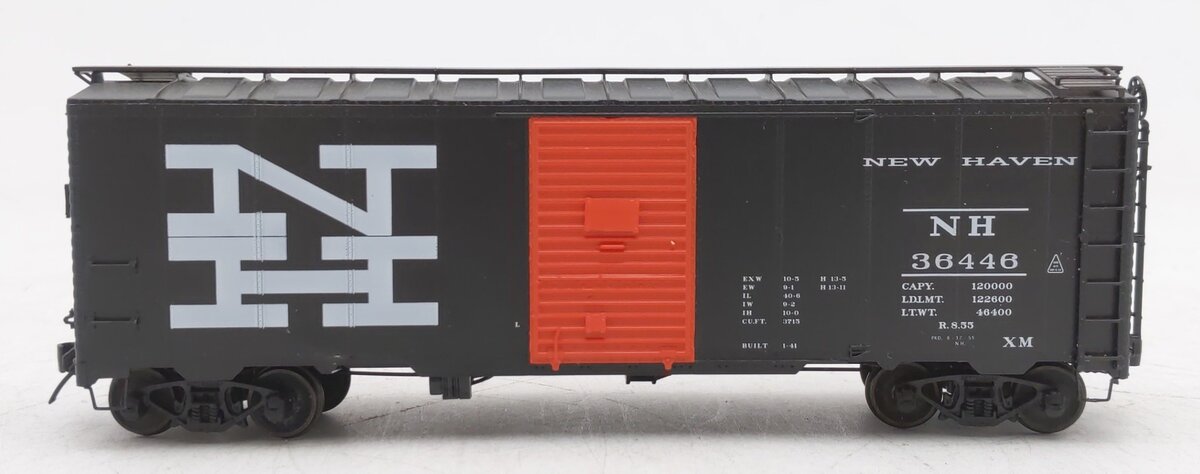 Red Caboose RR-38070-5 HO New Haven 1937 AARR Single DOOR Box Car #36446 EX