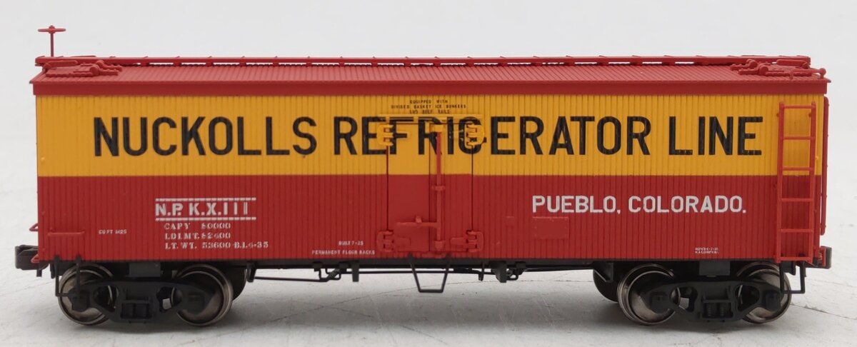 Atlas 6141-1 HO Scale Nuckolls Refrigerator Lines 36' Wood Reefer Car #111 EX