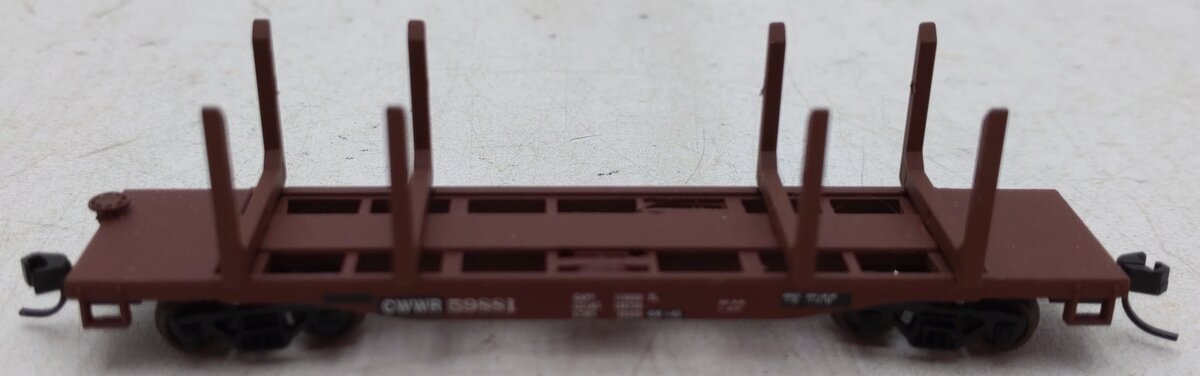 Walthers 932-8862 N Scale Chehalis Western Railroad Logging Flatcar #59881 EX/Box
