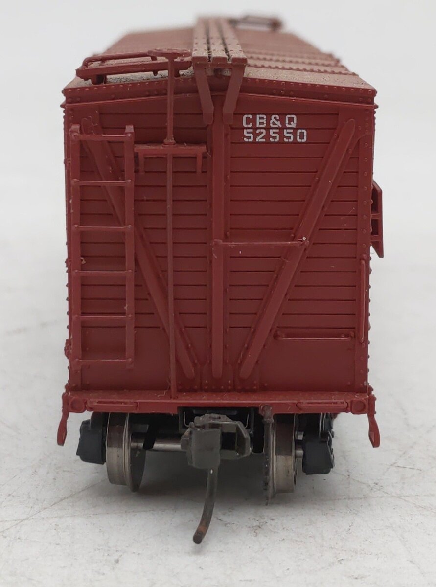 Broadway Limited 2520 HO Chicago, Burlington & Quincy PRR K7 Stock Car  VG