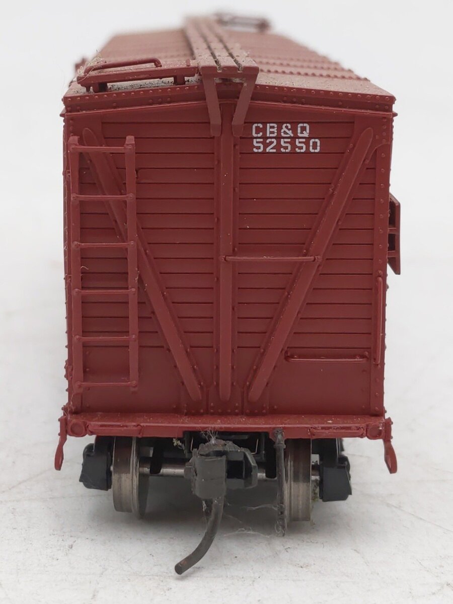 Broadway Limited 2520 HO Chicago, Burlington & Quincy PRR K7 Stock Car  VG