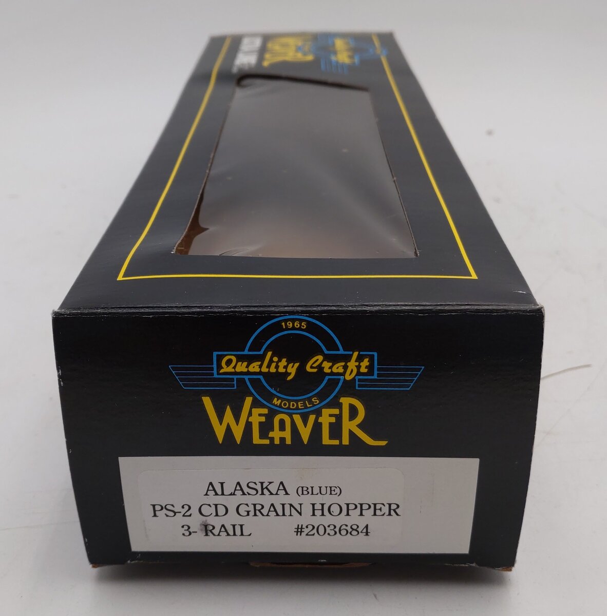 Weaver 203684 O Gauge Alaska PS-1 CD Grain Hopper #203684 - 3 Rail NIB