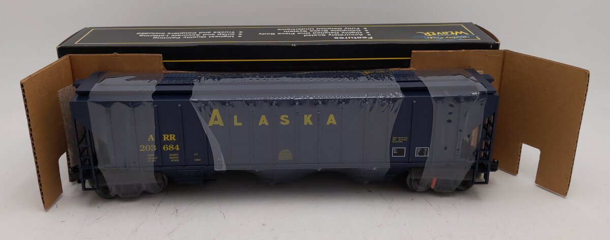 Weaver 203684 O Gauge Alaska PS-1 CD Grain Hopper #203684 - 3 Rail NIB