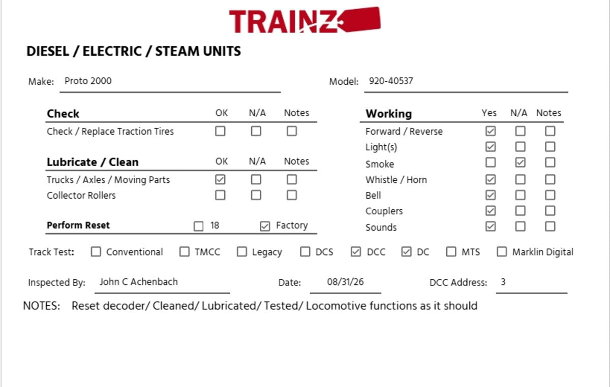 Proto 2000 920-40537 HO Scale Great Northern E-7 AA Diesel Set EX